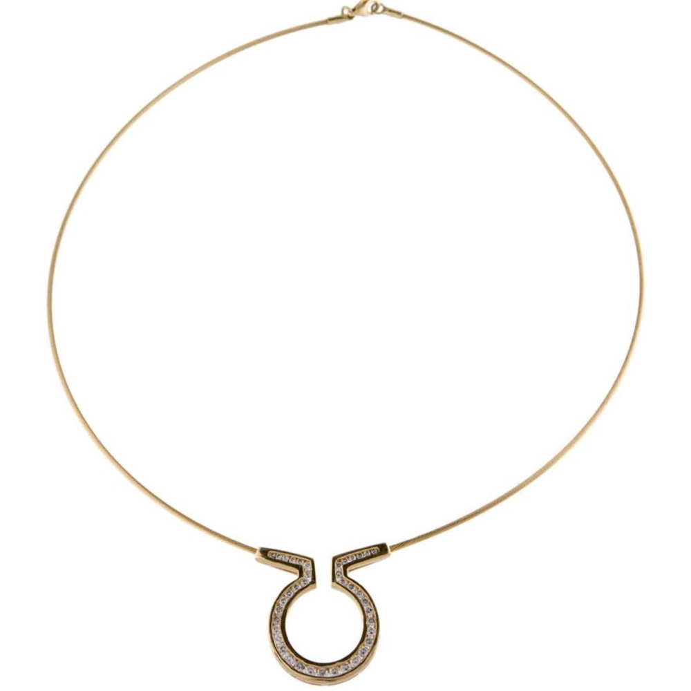 14k Gold Wire Diamond Necklace NECKLACE ONLY The pendant is sold separately
